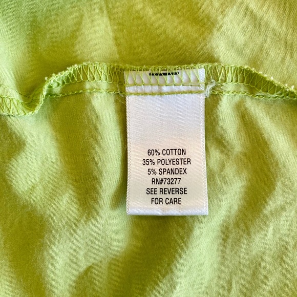 Apt. 9 SS lime green blouse - Picture 5 of 8